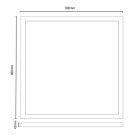 Keret a LED panel felületi rögzítéséhez 40W (PL121, PL121H, PL121H/U) - MS121N