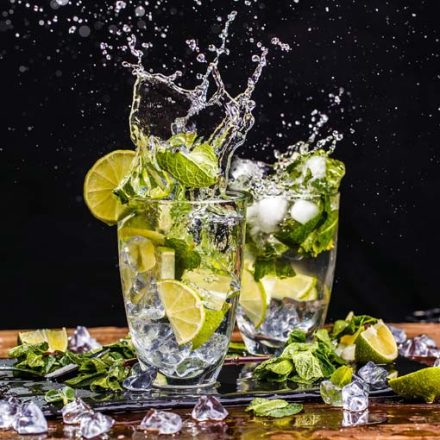 Mojito - üvegkép