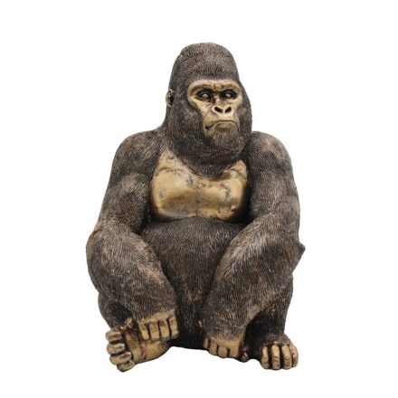 Ülő gorilla - szobor