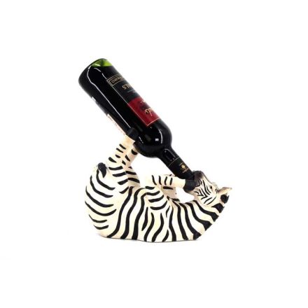 Bortartó zebra - szobor