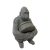 Gorilla poháralátéttel - szobor