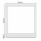LED panel backlite 40W / 595x595 / SMD / 4000K / WH - PL5024