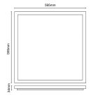 LED panel backlite 40W / 595x595 / SMD / 4000K / WH - PL5524