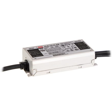 MEAN WELL XLG-75-12-A Kapcsolóüzemű tápegység; LED; 60W; 12V; 5A; 100-305VAC; 142-431VDC; IP67