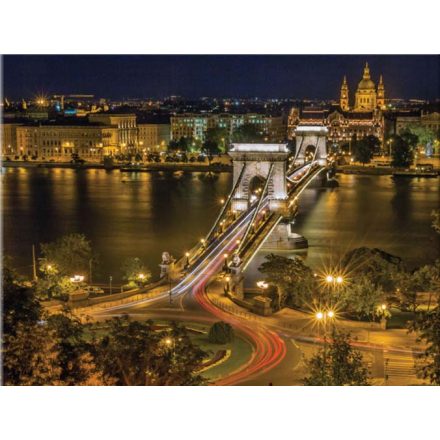 Budapesti éjszaka - vászonkép
