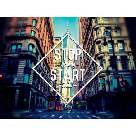 Start - motivációs vászonkép