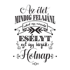 Esély - motivációs vászonkép