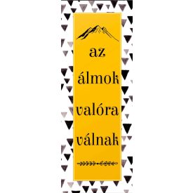 Az álmok - motivációs vászonkép