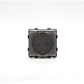 Z-Switch Dugalj 230V csapfedeles IP44 (2P+F) Szürke