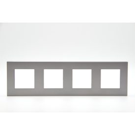 Z-Switch 4-es műanyag keret Szürke