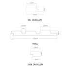 OLMO Black jobbos végzáró