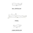 VERSAL White balos végzáró 