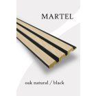 MARTEL Oak Natural/Black falpanel