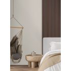 COLETTE Oak Brown/Black akusztikus falpanel