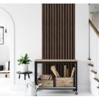 COLETTE Oak Brown/Black akusztikus falpanel