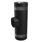 TORRE 18W 230V IP54 CCT 99x78x240 mm kerek fekete 