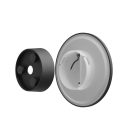 PIATTA 12W 230V IP44 CCT 180x47 mm fekete
