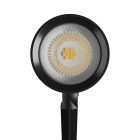 FLORI LIGERO GARDEN 6W WW 230V 40st IP65 53x77MM + 145MM SPIKE BLACK