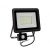 NOCTIS LUX 2 SMD 230V 50W IP44 WW fekete mozgásérzékelős