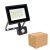 NOCTIS LUX 3 SMD 230V 30W IP44 NW fekete mozgásérzékelős - kartonos (20 db)