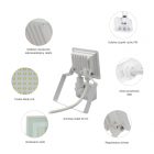 NOCTIS LUX 3 SMD 230V 10W IP44 NW fehér mozgásérzékelős