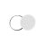 NYMPHEA BLACK & WHITE RINGS 24W CW 230V 115st IP54 IK04 FI320x52 WHITE / BLACK ROUND WITH SENSOR