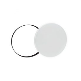   NYMPHEA BLACK & WHITE RINGS 32W CW 230V 115st IP54 IK04 FI380x55 WHITE / BLACK ROUND WITH SENSOR