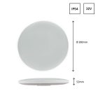 NYMPHEA BLACK & WHITE RINGS 32W WW 230V 115st IP54 IK04 FI380x55 WHITE / BLACK ROUND WITH SENSOR