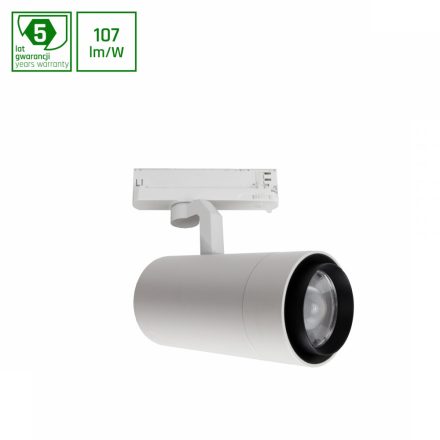 PAVA 2 19-42W NW 230V 20-45DEG IP20 RA90 96X192X231MM WHITE 5Y WARRANTY WITH POWER CHANGE