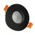 FIALE IV GU10 ROUND BLACK IP65