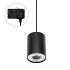 CHLOE GU10 IP20 TRACK  round Fekete adjustable