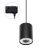 CHLOE GU10 IP20 TRACK  round Fekete adjustable