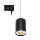 CHLOE GU10 IP20 TRACK  round Fekete adjustable