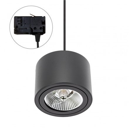 CHLOE AR111 SURFACE MOUNTED GU10 250V IP20 139x100mm fekete