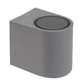   PARETE GU10 X1 ONE DIRECTION SCONCE 250V IP54 80 x 73 x 95mm szürke