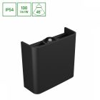 LUNARIX SCONCE 2W CCT 230V IP54 Ra90 110x100x40mm BLACK, up/down light