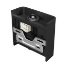 LUNARIX SCONCE 2W CCT 230V IP54 Ra90 110x100x40mm BLACK, up/down light