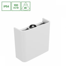  LUNARIX SCONCE 2W CCT 230V IP54 Ra90 110x100x40mm WHITE, up/down light
