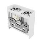 LUNARIX 2 SCONCE 4W CCT 230V IP54 RA90 110X110X40MM WHITE UP/DOWN LIGHT