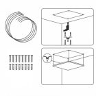 Mennyezeti függeszték LED panel 40W (PL121, PL121H, PL121H/U) - SN100