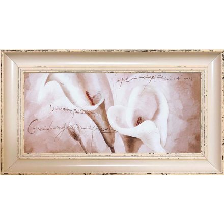 Kála csokor - keretezett olajfestmény