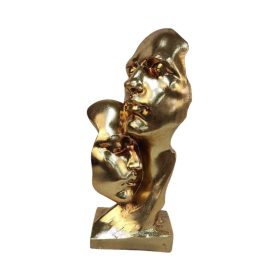 Arany összebújás - szobor