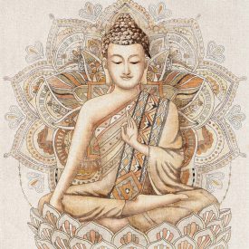 Harmónia- szegecses vászonkép