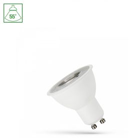 LED GU10 230V 4W SMD 55DEG WW WITH LENS SPECTRUM