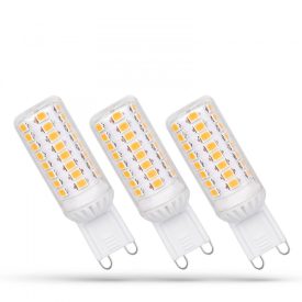   LED G9 230V 4.9W WW DIMMABLE SMD 5Y WARRANTY PREMIUM SPECTRUM 3-PACK