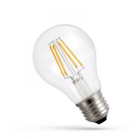 E27 LED-fényforrás, 8,5 W, filament, Természetes fehér