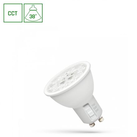 GU10 LED-fényforrás, 3/5/7 W, Szabályozható színhőmérséklet