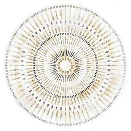 Homok mandala - szegecses vászonkép