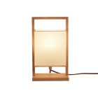 Asztali lámpa tömör fa E27 / 60W - WRE181