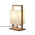 Asztali lámpa tömör fa E27 / 60W - WRE181